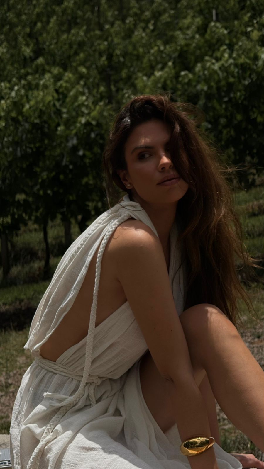 Vestido Rústico - Off White