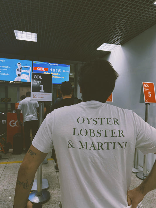 T-shirt - Oyster Lobster & Martini