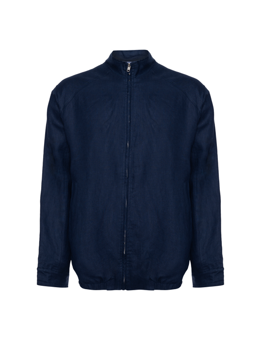 Linen Jacket - Blue
