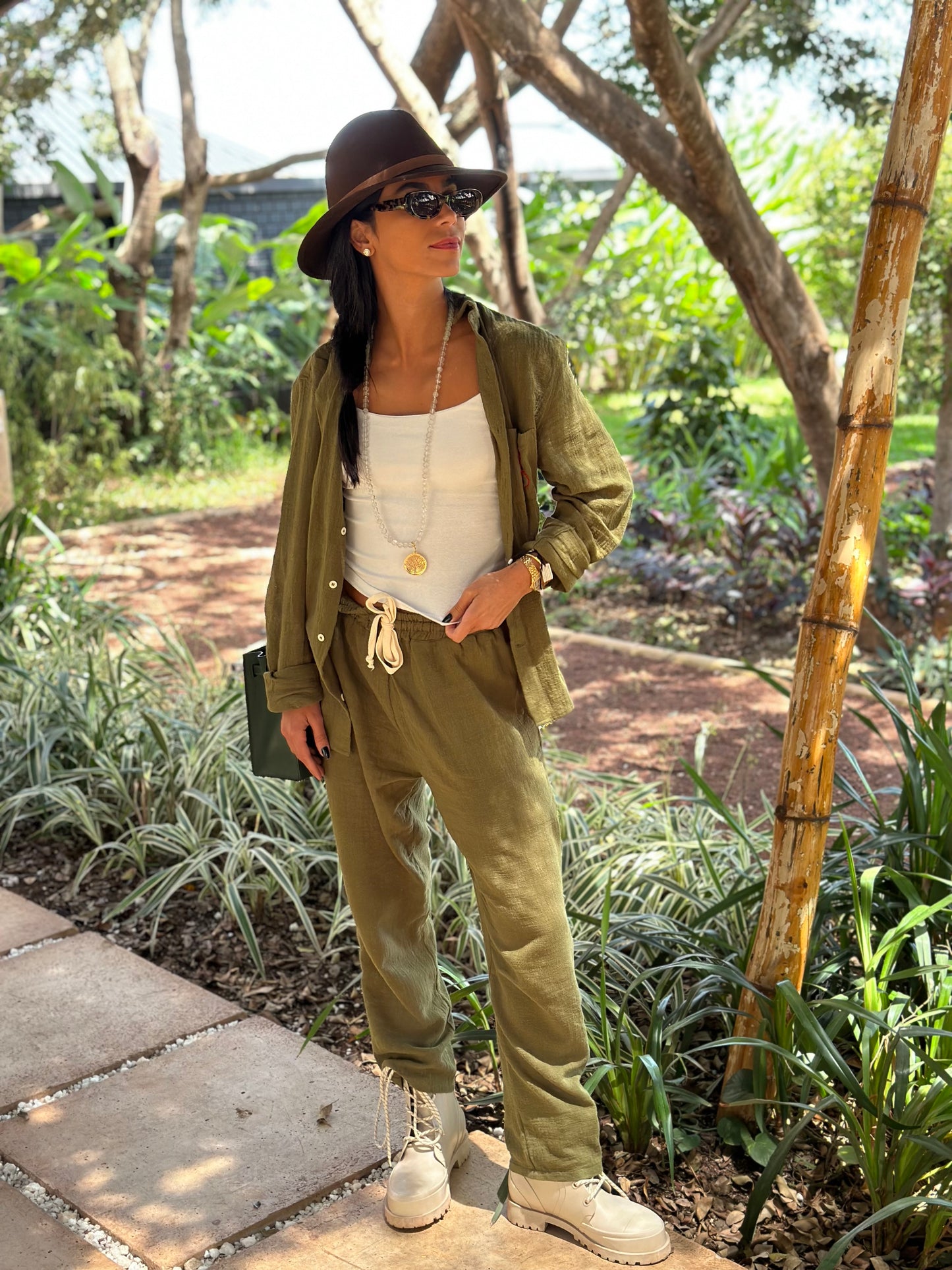 Ensemble rustique - Olive