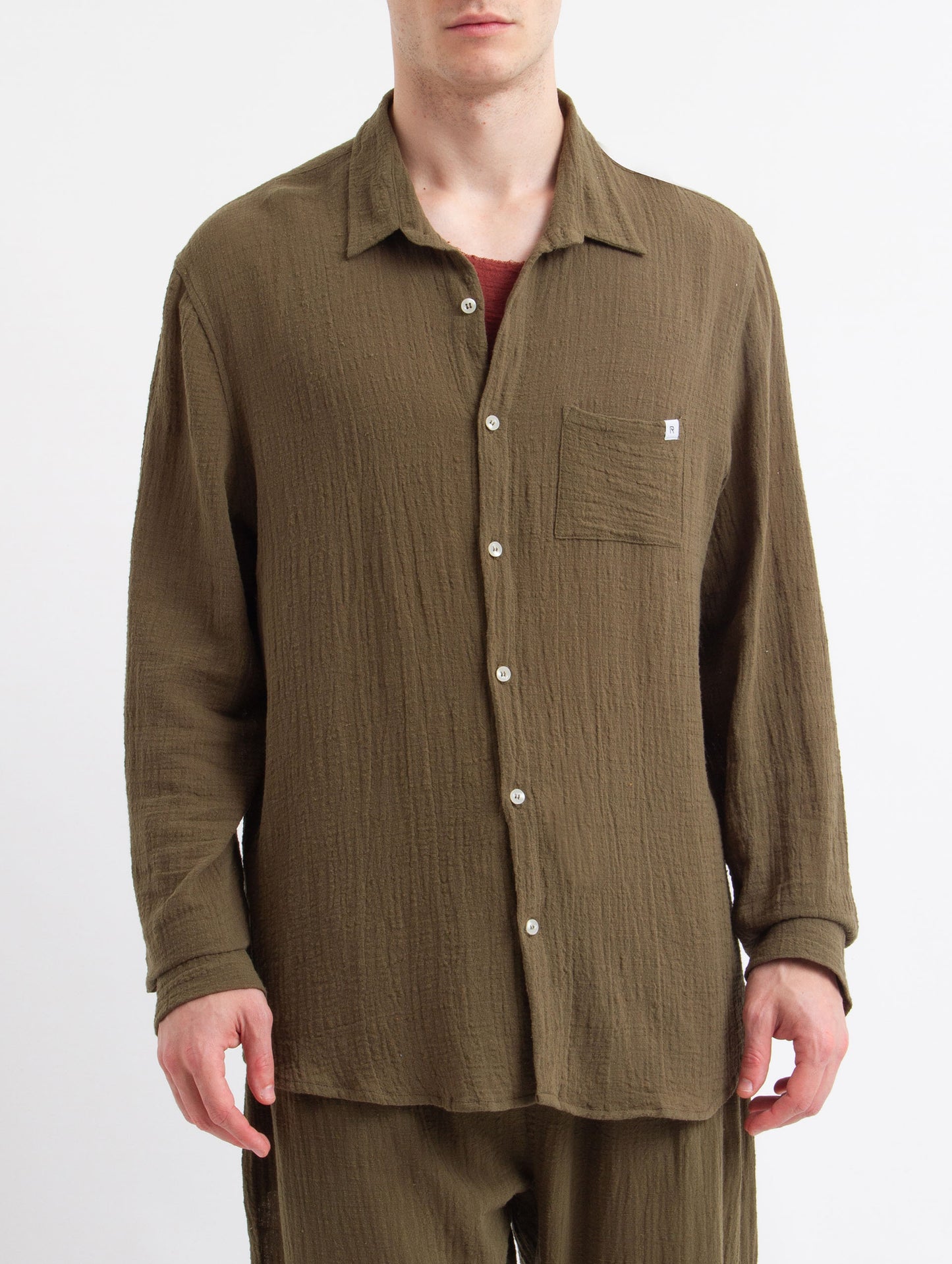 Camisa Rústica - Oliva