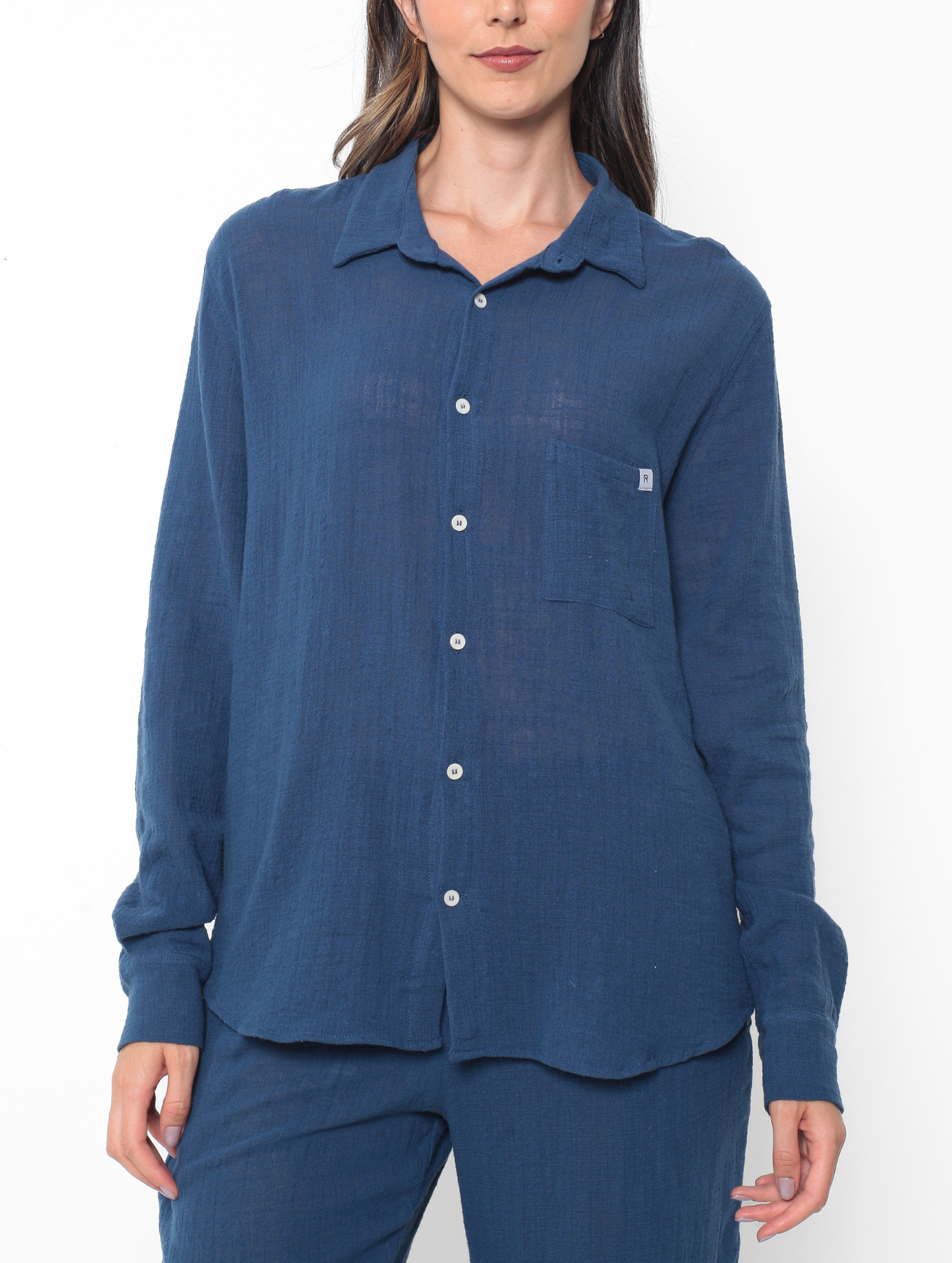 Camisa Rústica - Azul Noturno