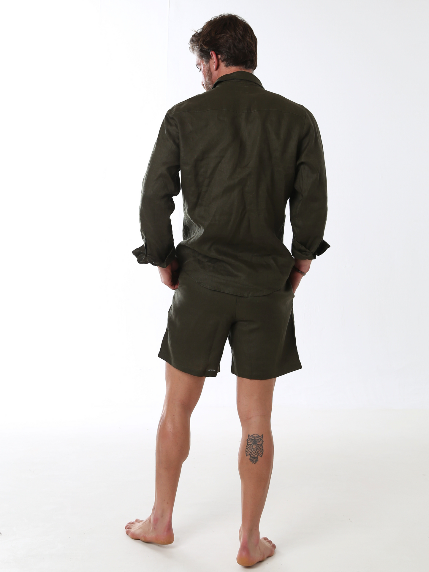 Shorts Linho - Verde