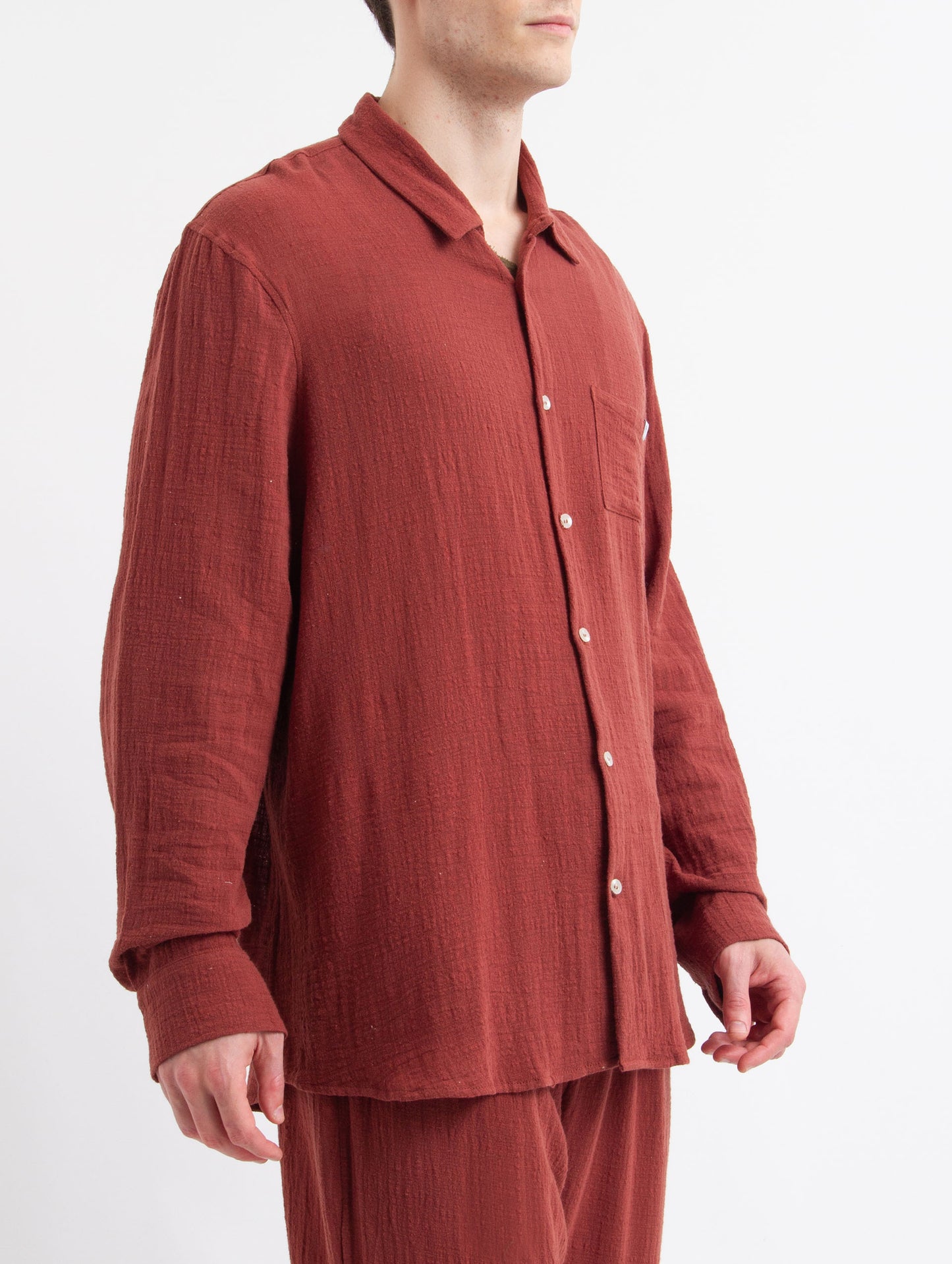Camisa Rústica - Terracota
