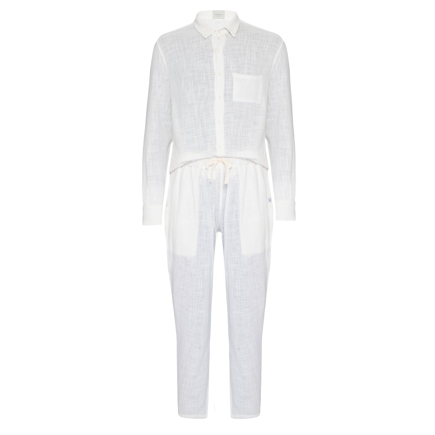 Ensemble rustique - Blanc cassé