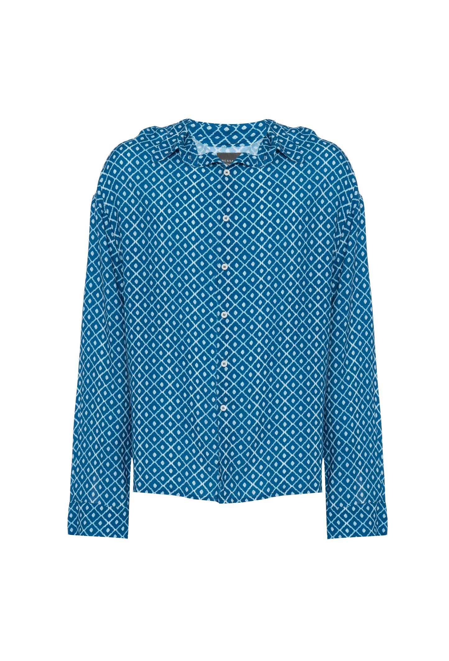 Camisa Gypsy - Azul estampada