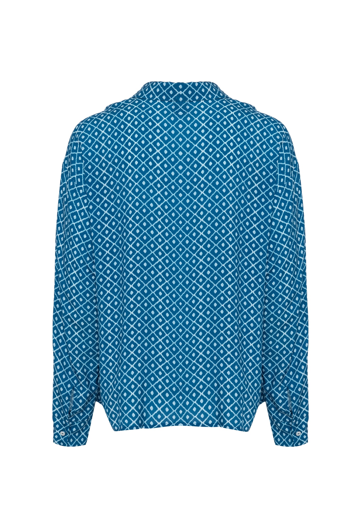Camisa Gypsy - Azul estampada