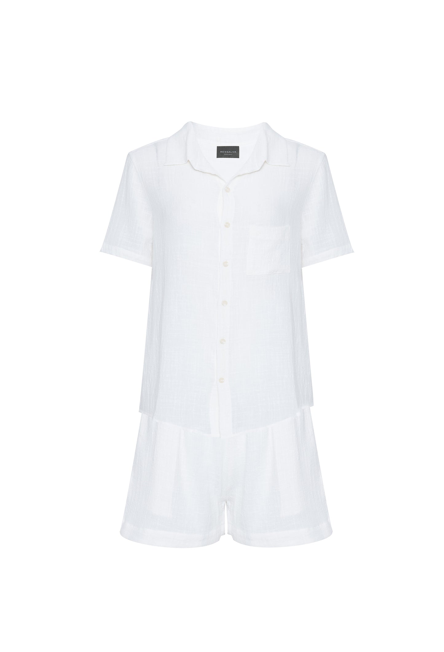 Conjunto Shorts Rústico - OFF WHITE