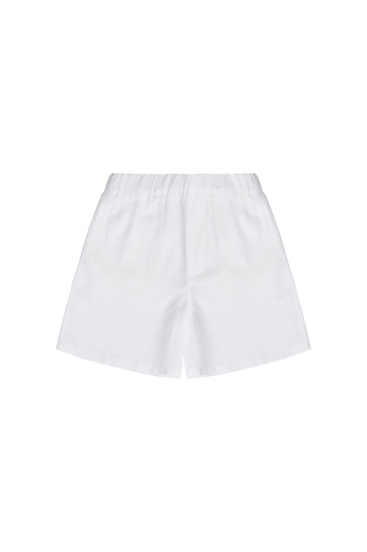 Linen Shorts - White
