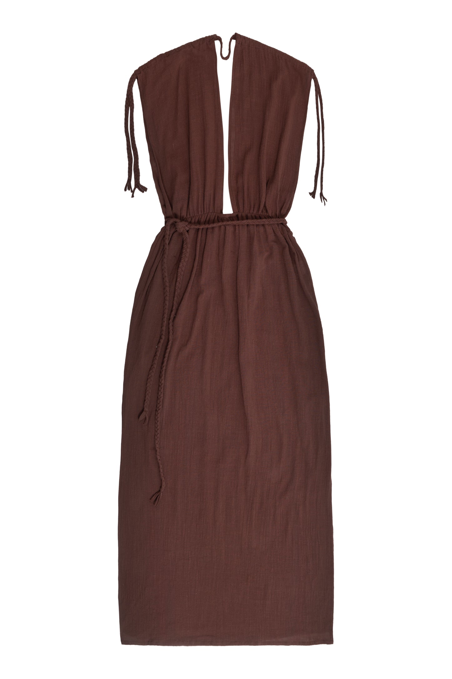 Vestido Rústico - Chocolate