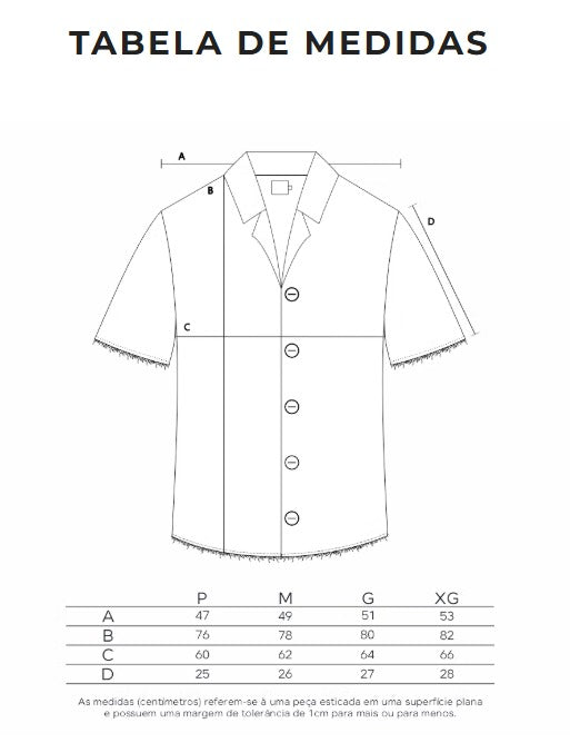 Camisa Fenda Over MC - Off White