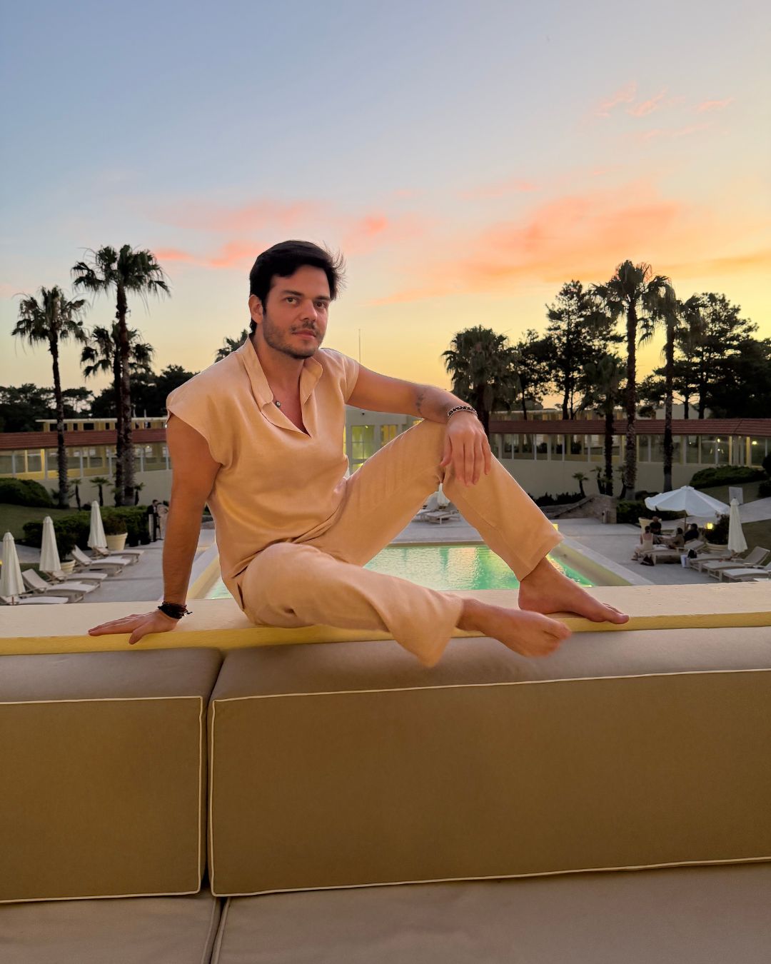 Calça Jamile Linho - Bege Latte