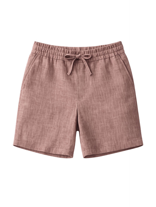 Short Opa Linho - Mescla Terracota