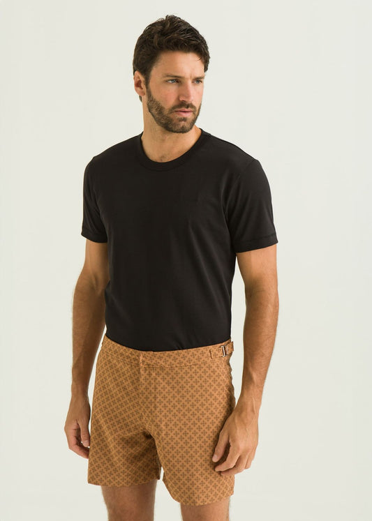 T-Shirt Suedine Pima MC - Preto