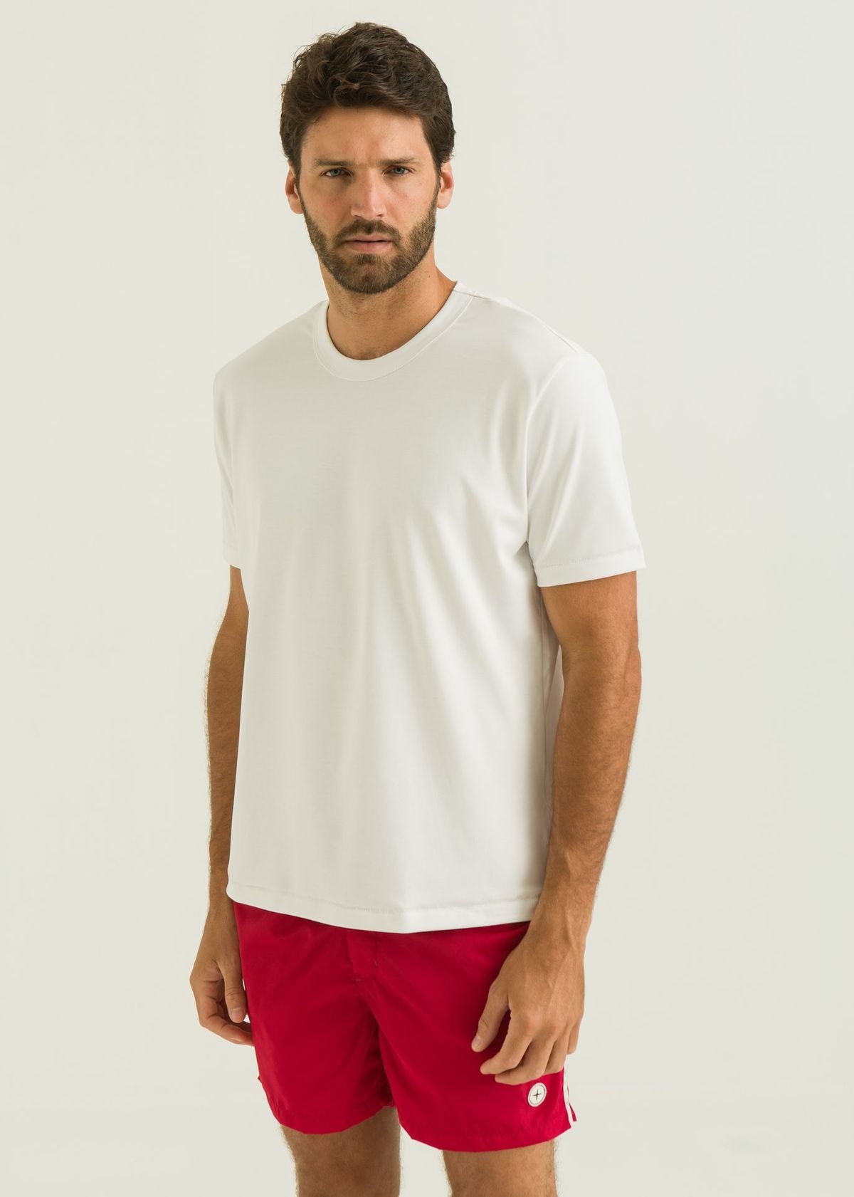 T-Shirt Suedine Pima MC - Off White