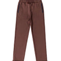 Calça Moletom Oversized com Bordado - Marrom