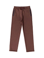 Calça Moletom Oversized com Bordado - Marrom