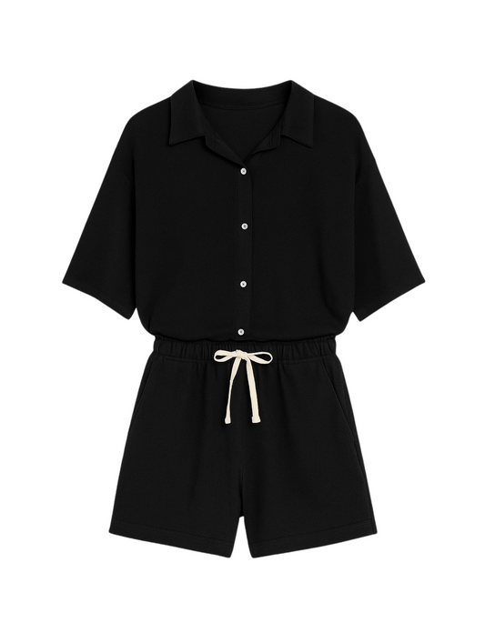 Conjunto Tropicália - Preto