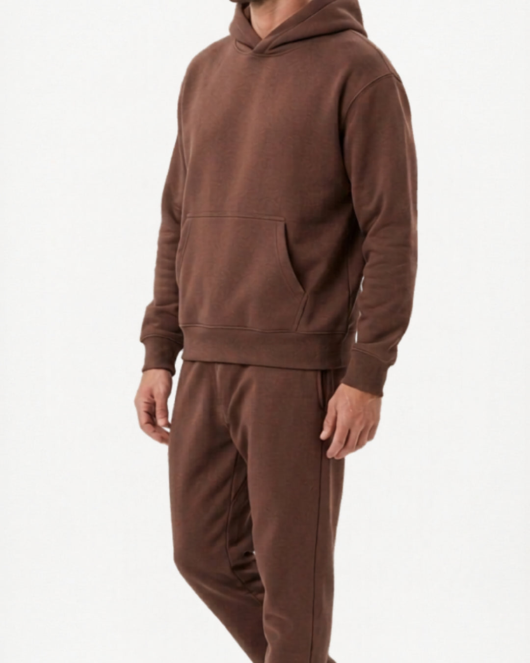 Conjunto Moletom Oversized - Marrom