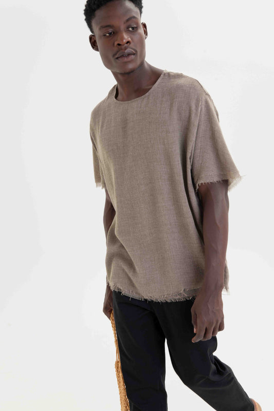 T-Shirt Rústica a Fio - Fendi