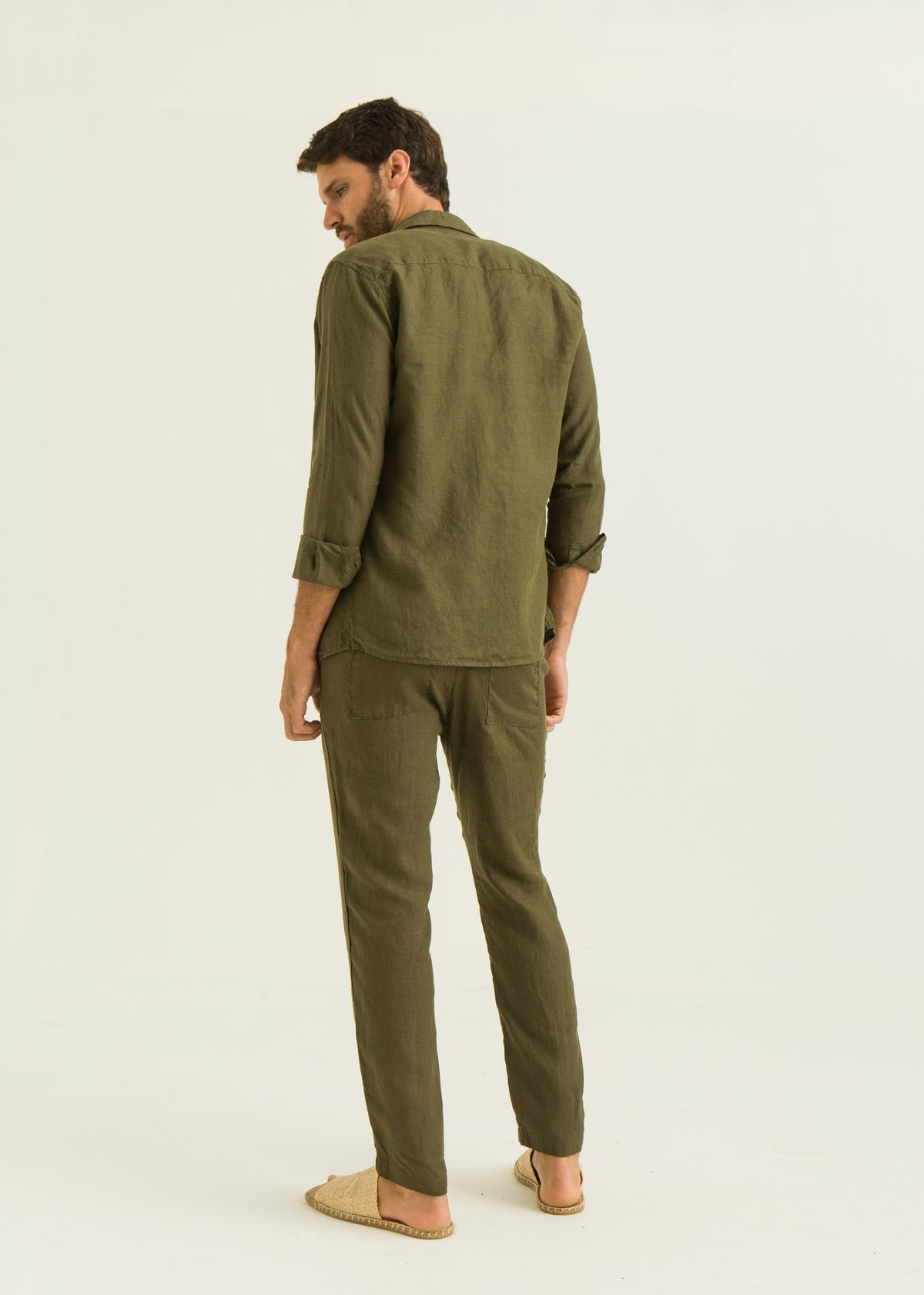 Camisa de Linho ML - Militar
