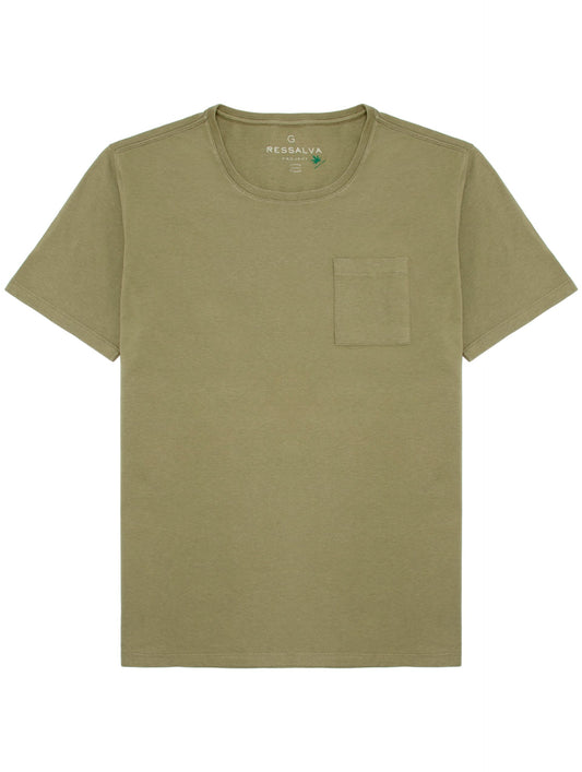 T-Shirt Premium Algodão & Cânhamo - Verde