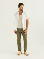 Camisa de Linho MC - Off White