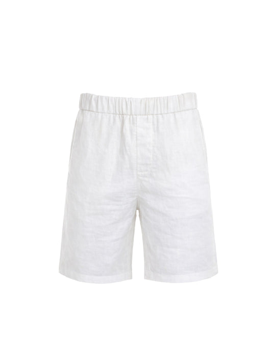Linen Shorts - White