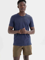 T-Shirt Suedine Pima MC - Marinho