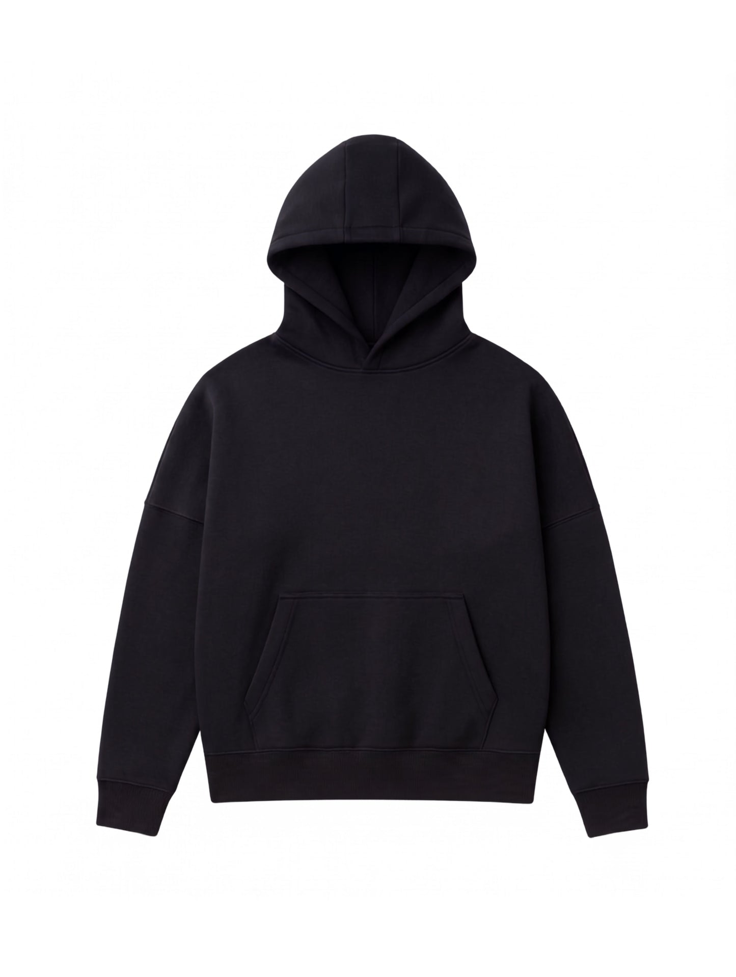 Blusa Moletom Oversized - Preto