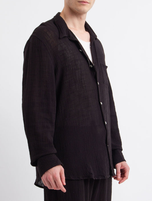 Camisa Rústica - Preto
