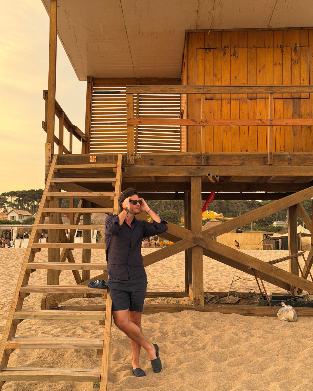 Camisa Linho Jamile - Azul Oceano