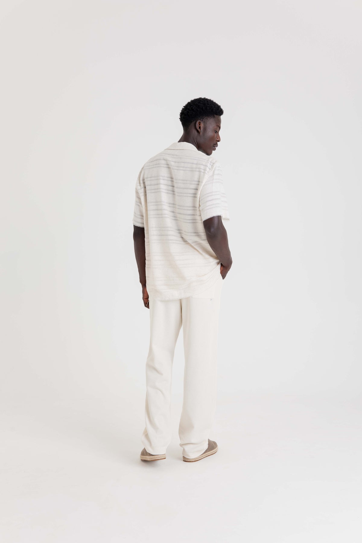 Camisa Fenda Over MC - Off White