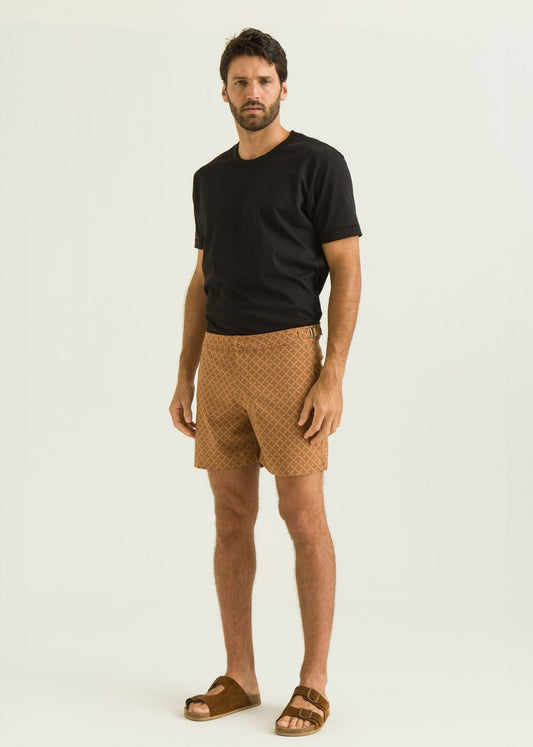 Short Praia Alfaiataria - Estampado