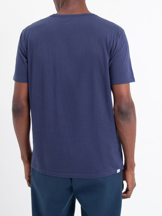 T-Shirt Premium Algodão & Cânhamo – Azul