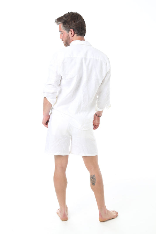 Camisa Linho - Branco