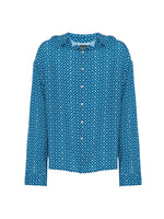 Camisa Gypsy - Azul estampada