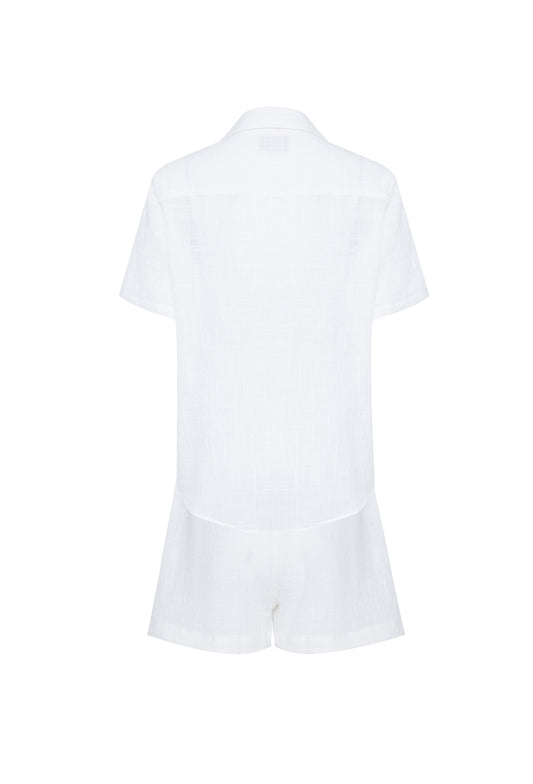 Ensemble short rustique - BLANC CASSÉ