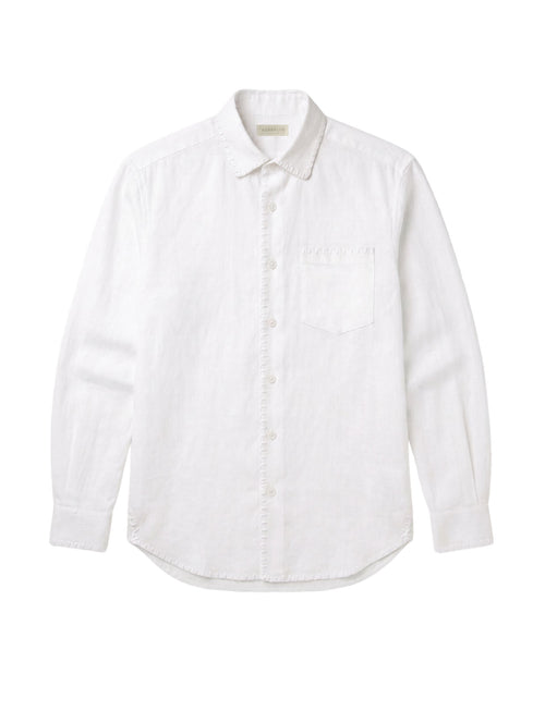 Camisa Linho Jamile - Branco com Bordado