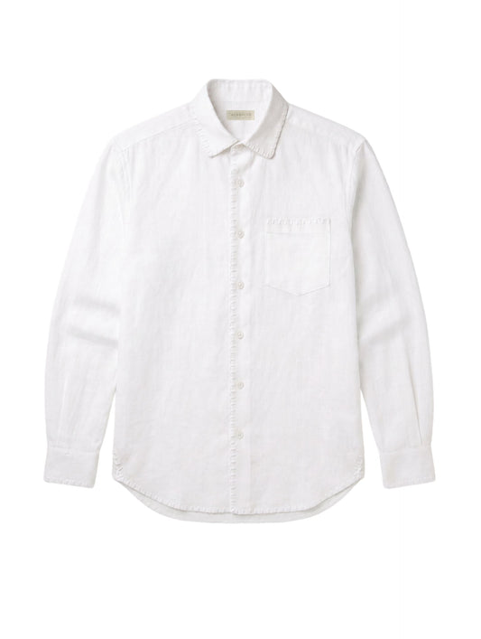 Camisa Linho Jamile - Branco com Bordado