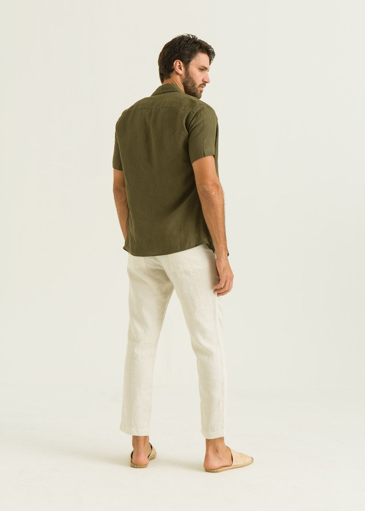 Camisa de Linho MC - Militar