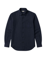 Camisa Linho Jamile - Azul Oceano