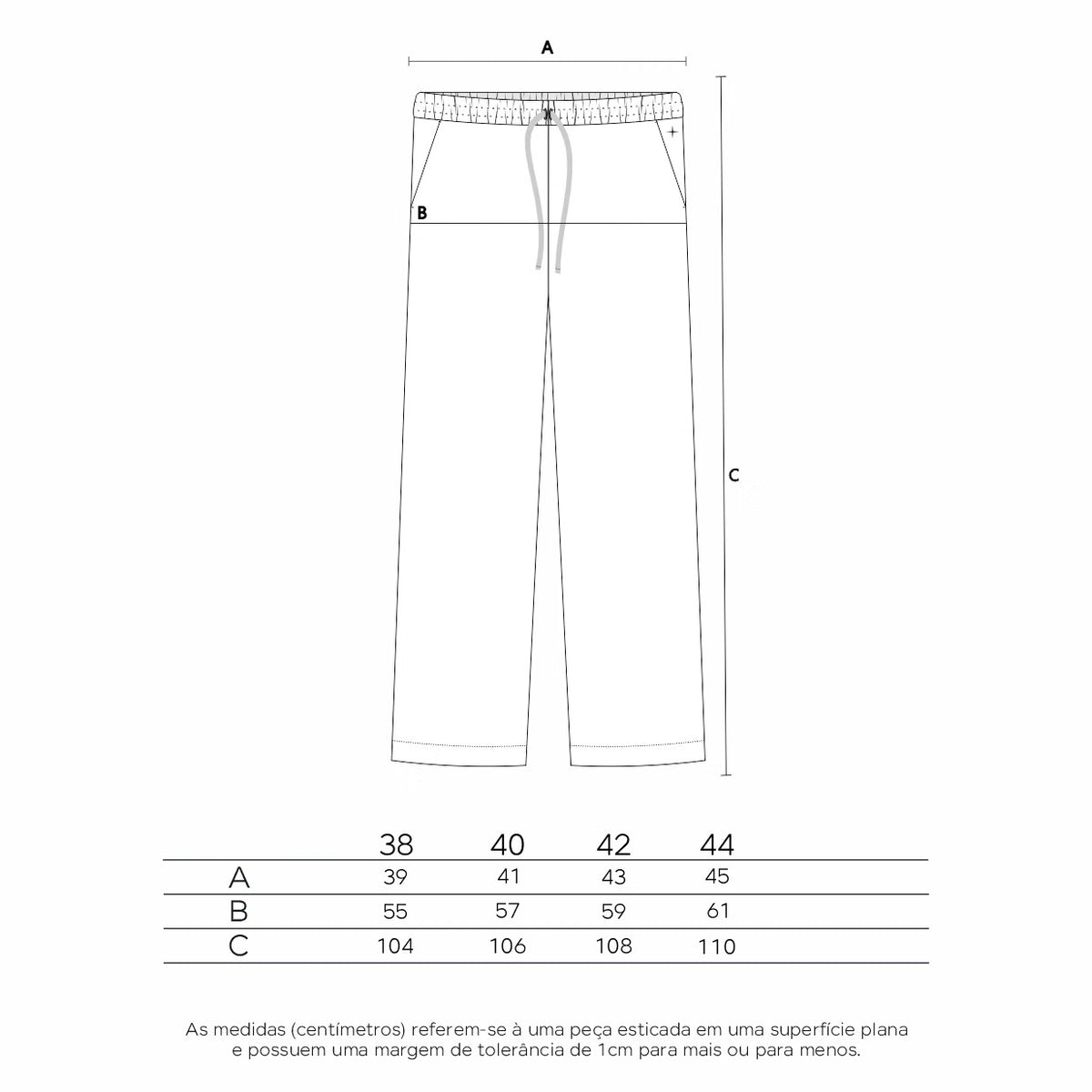 Calça Fluida Texturizada - Terracota