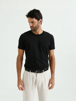 T-Shirt Suedine Pima MC - Preto