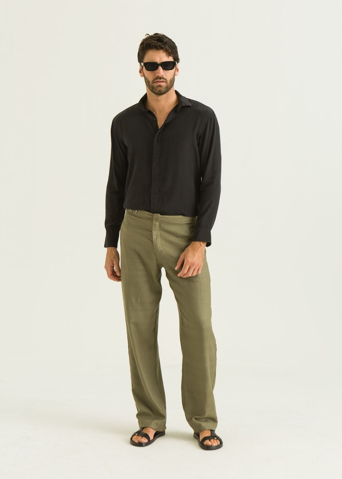 Camisa de Seda ML - Preto