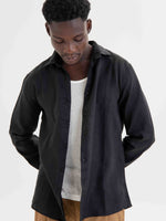 Camisa de Linho ML - Preto