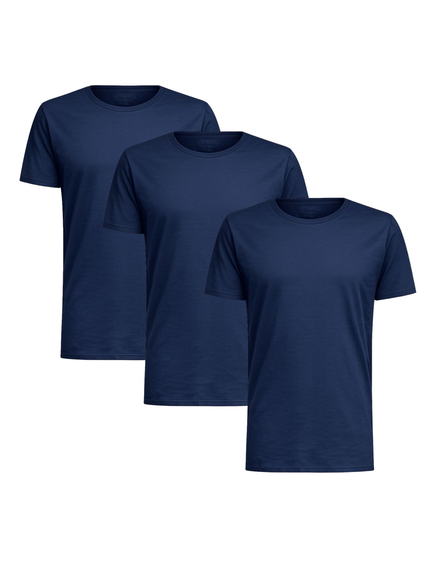 Kit 3 T-Shirt Pima Premium - Azul