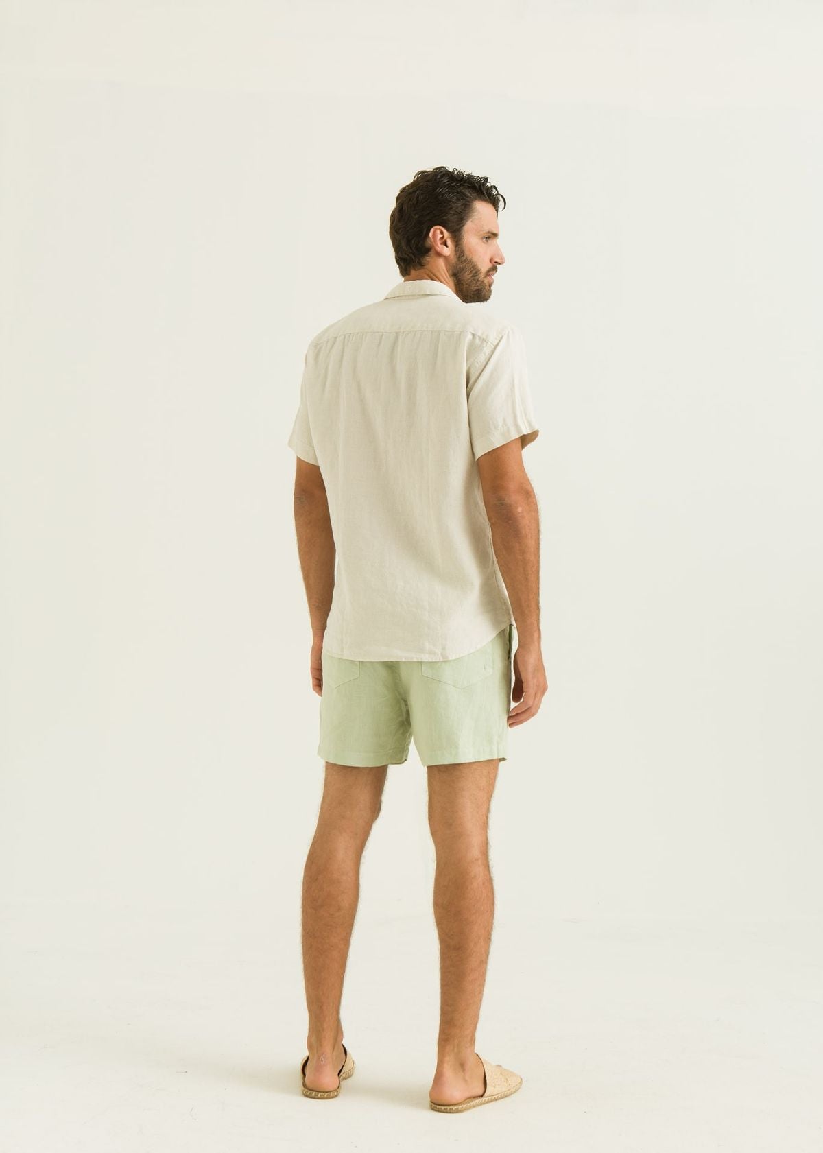 Camisa de Linho MC - Natural