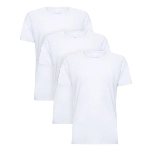Kit 3 T-Shirt Pima - Branco
